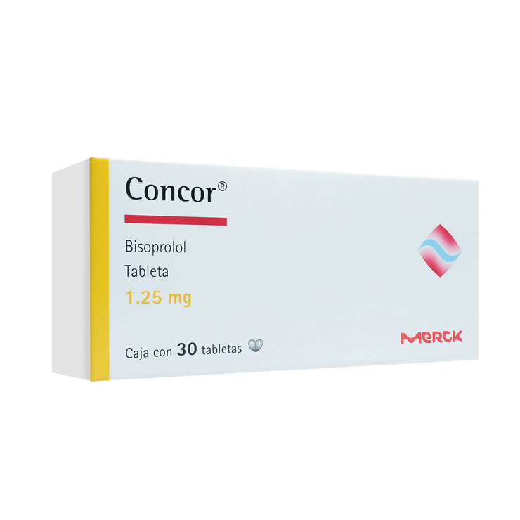 Concor 1.25 mg 30 Tabletas — Imagen 2 de 4