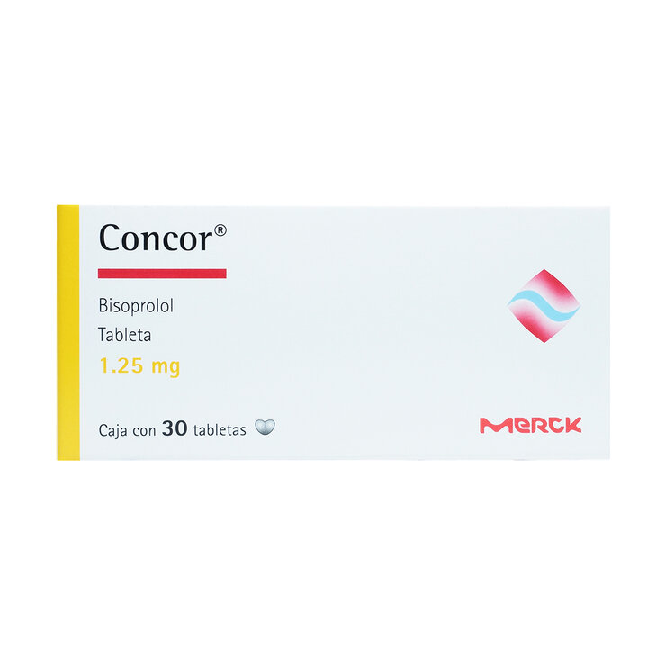 Concor 1.25 mg 30 Tabletas
