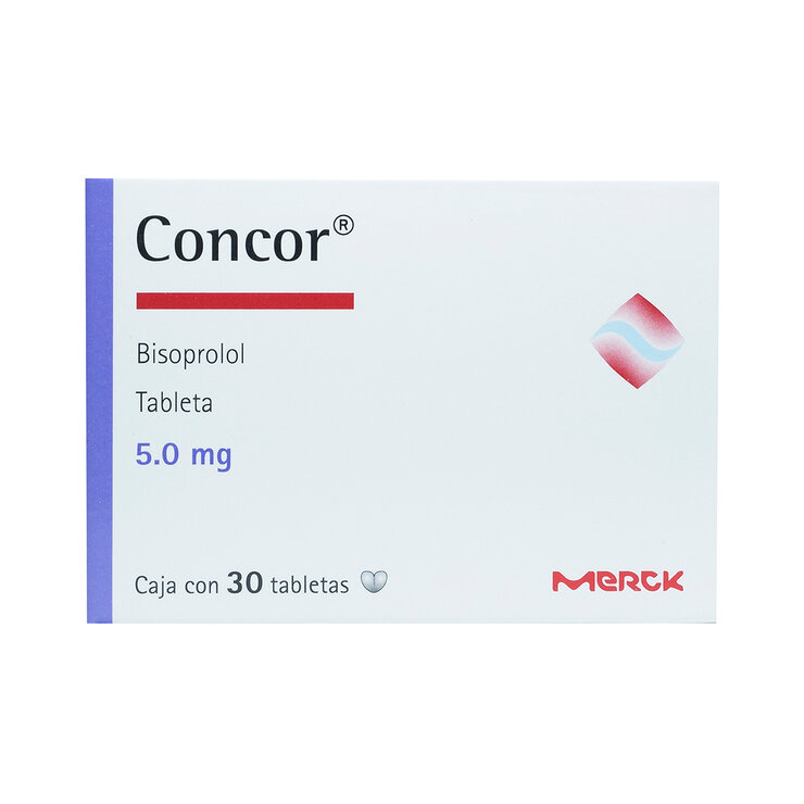 Concor 5.0 mg 30 Tabletas — Imagen 1 de 3