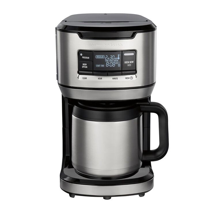 Hamilton Beach Cafetera Programable Front-Fill, 12 Tazas — Imagen 1 de 4