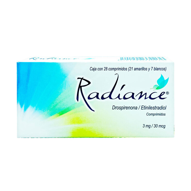 Radiance 3 mg / 30 mcg con 28 Comprimidos — Imagen 1 de 3