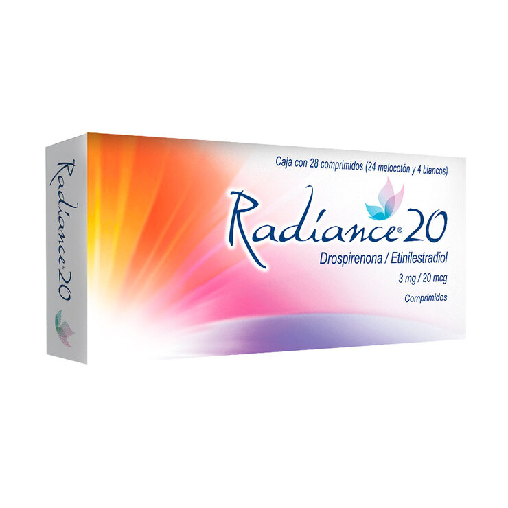 Radiance 20  3 mg / 20 mcg con 28 comprimidos — Imagen 3 de 3
