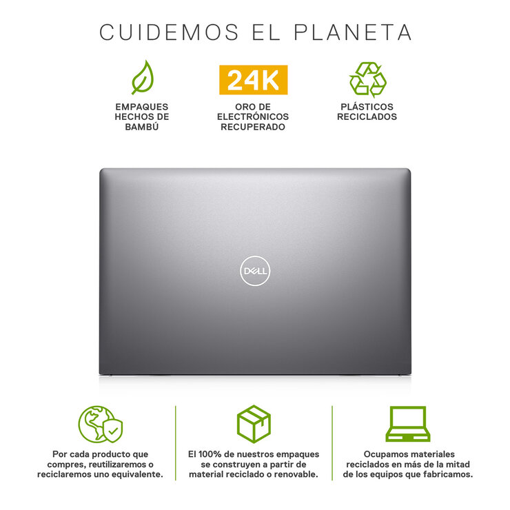 Laptop Vostro 11th Gen Intel® Core™ i5-11320H 8 GB, 1 x 8 GB, DDR4, 3200 MHz NVIDIA® GeForce® MX450 with 2GB GDDR5 graphics memory — Imagen 3 de 4
