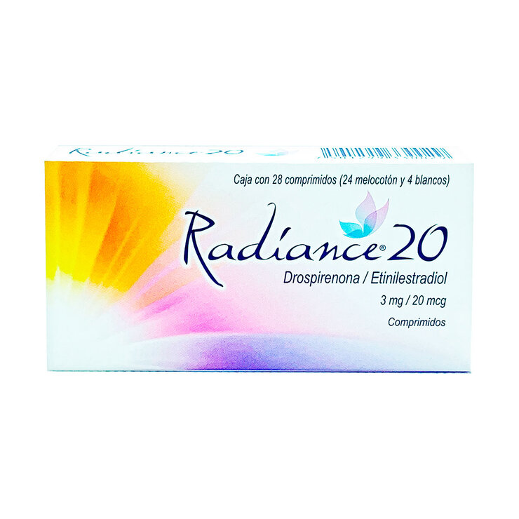 Radiance 20  3 mg / 20 mcg con 28 comprimidos — Imagen 1 de 3