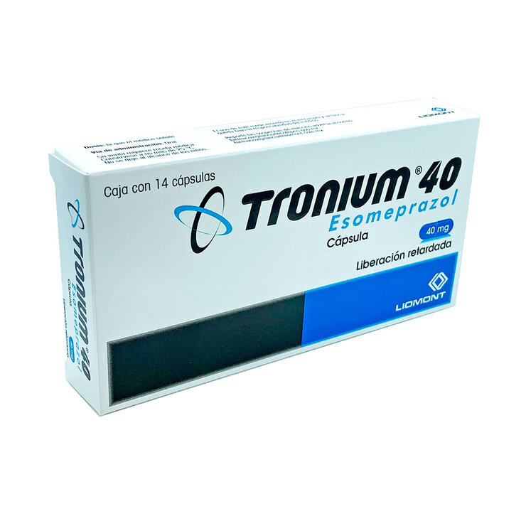 Tronium 40 mg con 14 cápsulas — Imagen 3 de 3