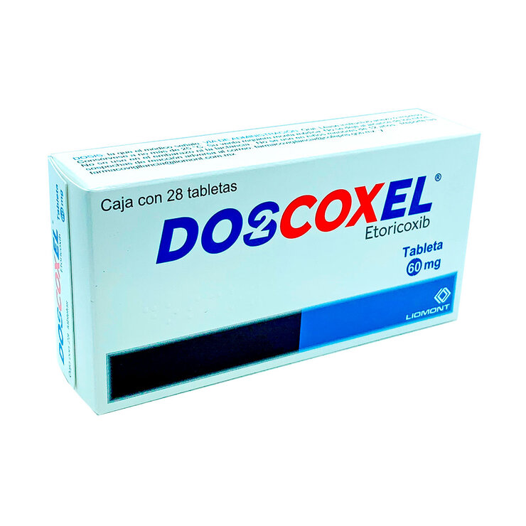 Doscoxel 60 mg 28 tabletas — Imagen 3 de 3