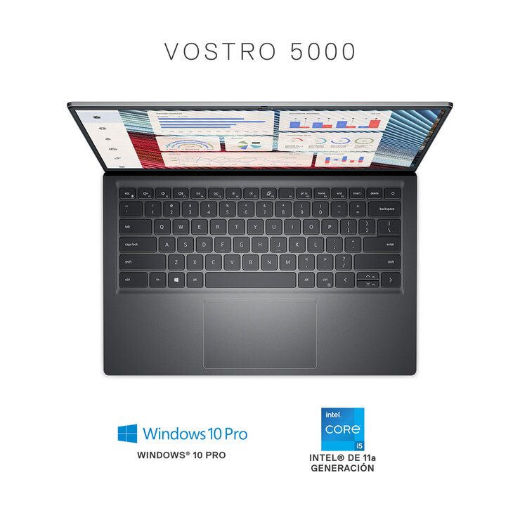 Laptop Vostro 11th Gen Intel® Core™ i5-11320H 8 GB, 1 x 8 GB, DDR4, 3200 MHz NVIDIA® GeForce® MX450 with 2GB GDDR5 graphics memory — Imagen 4 de 4