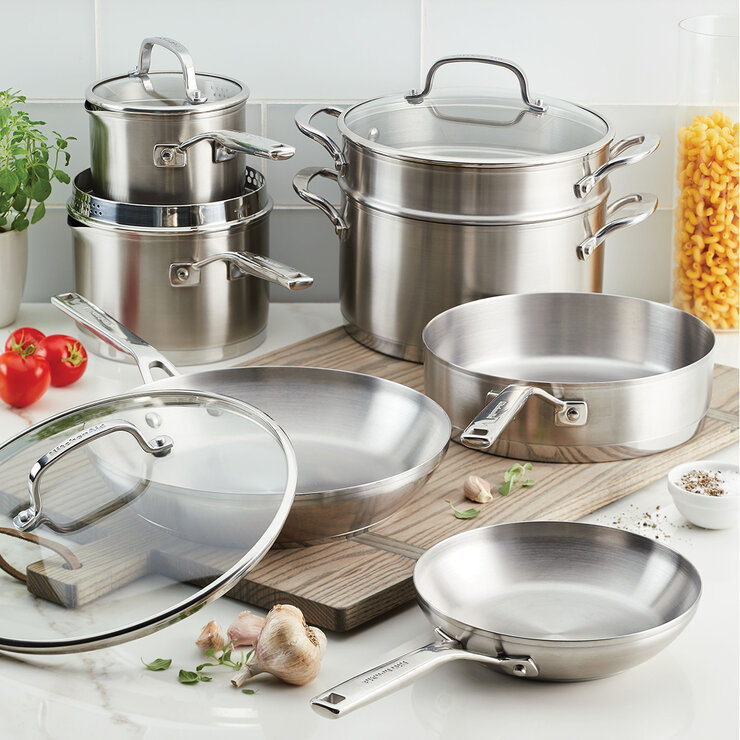 KitchenAid Batería de Cocina de Acero Inoxidable 11 piezas — Imagen 3 de 4