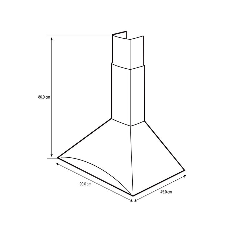 Whirlpool Campana de pared 90cm — Imagen 2 de 2