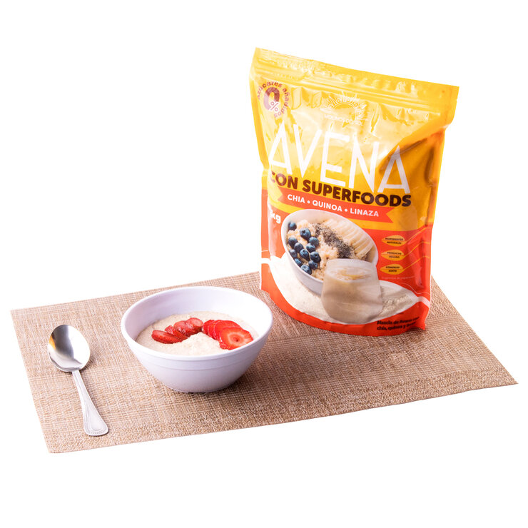 Molinos Del Sol Avena con Super Foods Chía-Quinoa-Linaza 1 kg — Imagen 3 de 3