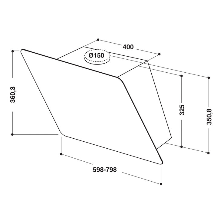 Whirlpool Campana 80cm — Imagen 3 de 3