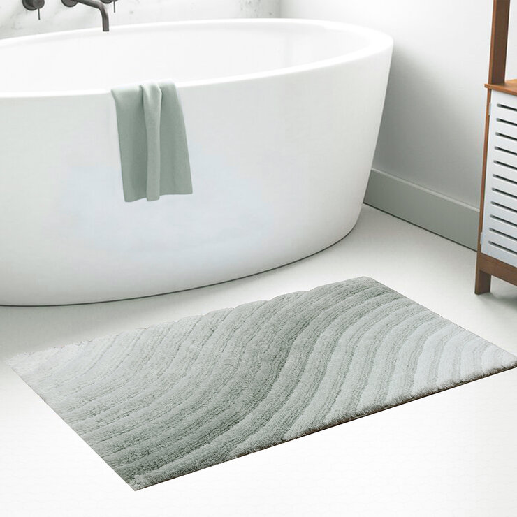Riviera Home Tapete para Baño con Diseño Prismático — Imagen 2 de 4