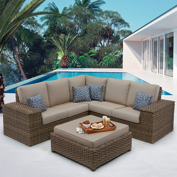 West Coast Casual, Sala para Jardin Alys de 4 Piezas — Imagen 1 de 4