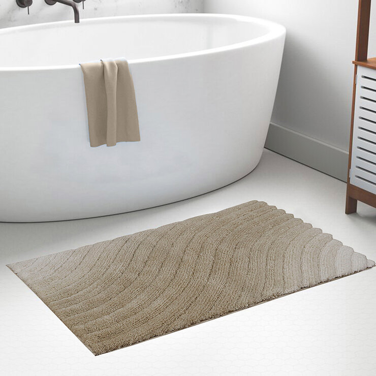 Riviera Home Tapete para Baño con Diseño Prismático — Imagen 1 de 4