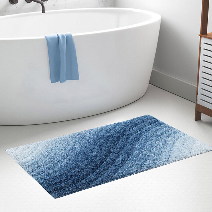 Riviera Home Tapete para Baño con Diseño Prismático — Imagen 3 de 4