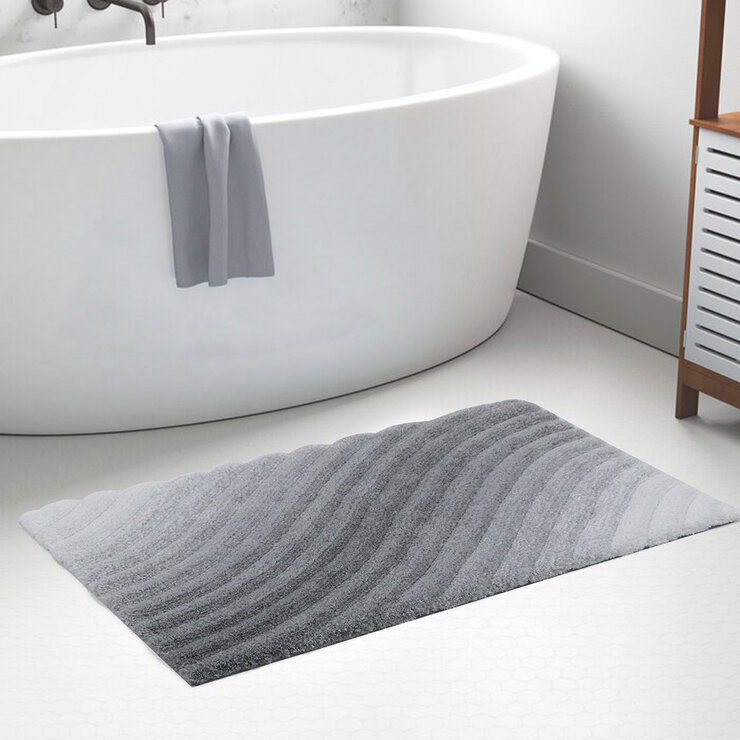 Riviera Home Tapete para Baño con Diseño Prismático — Imagen 4 de 4