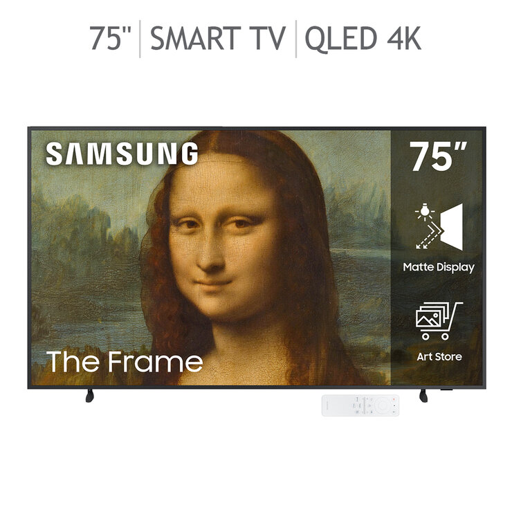 Samsung Pantalla 75" QLED The Frame 4K UHD Smart TV — Imagen 1 de 4