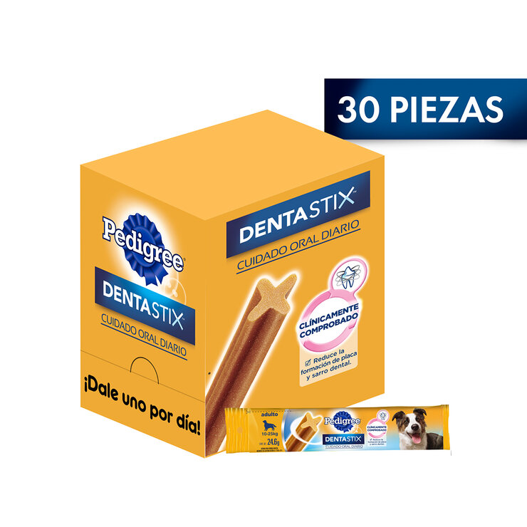 Pedigree Botana cuidado Oral para Perros Adultos Dentastix Original 30 pzas — Imagen 2 de 4