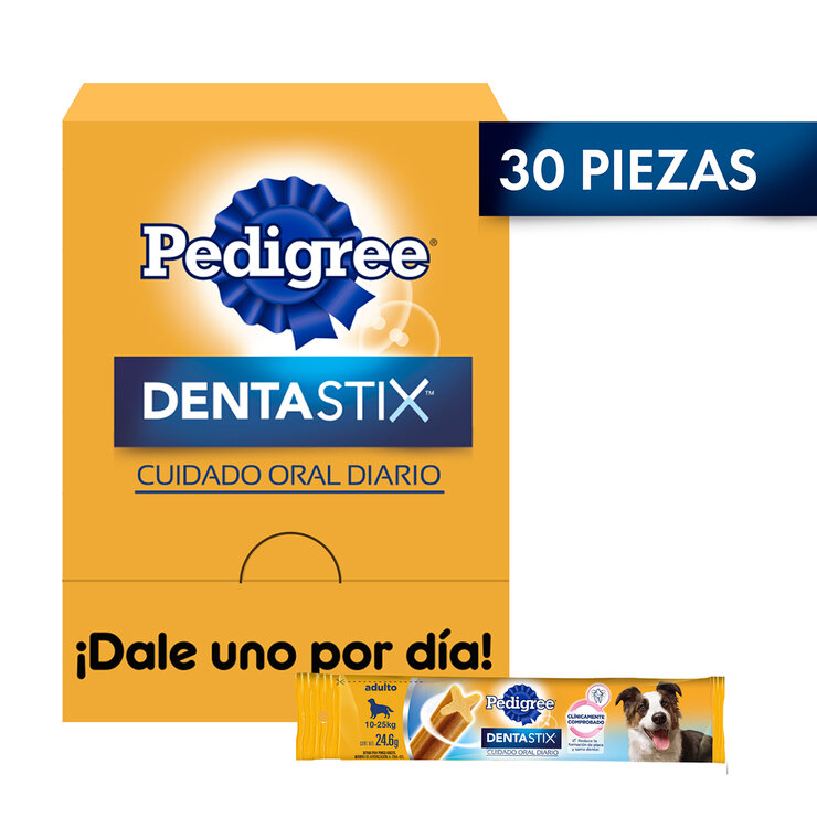 Pedigree Botana cuidado Oral para Perros Adultos Dentastix Original 30 pzas — Imagen 1 de 4