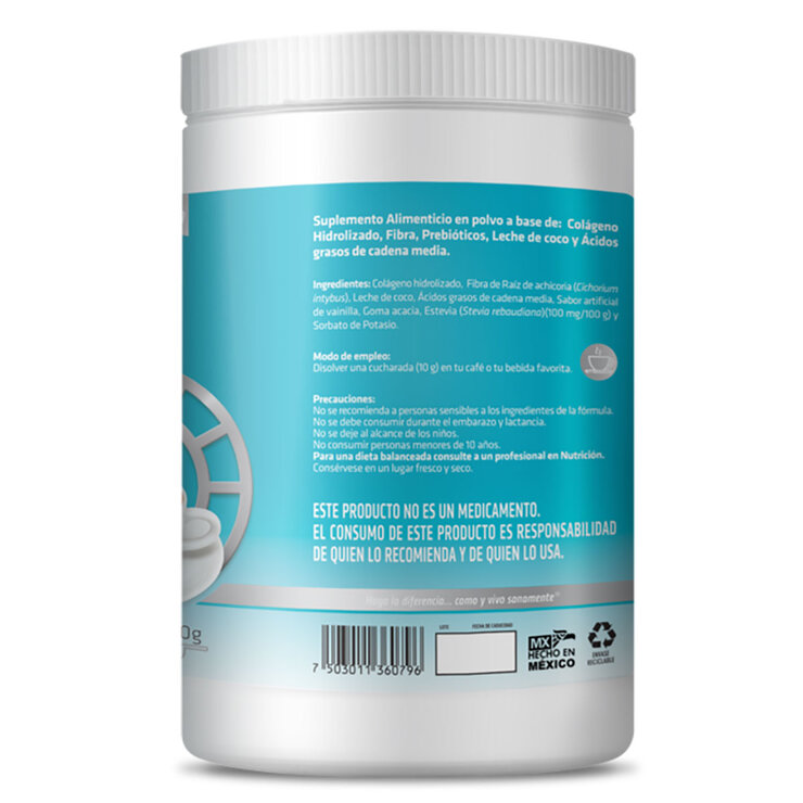 Colágeno Creamer Sabor Vainilla 300gr — Imagen 2 de 3