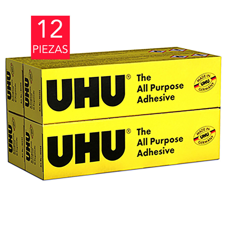 UHU Pegamento Universal 20ML 12 Piezas — Imagen 1 de 3