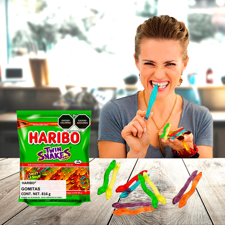 Haribo Gomitas Agridulces Twin Snakes 816 g — Imagen 3 de 3