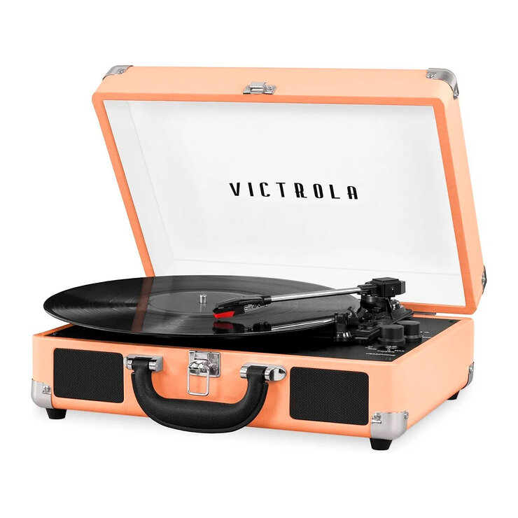 Victrola, Tornamesa Vintage Bluetooth - Portafolio Vintage Melocotón — Imagen 1 de 4