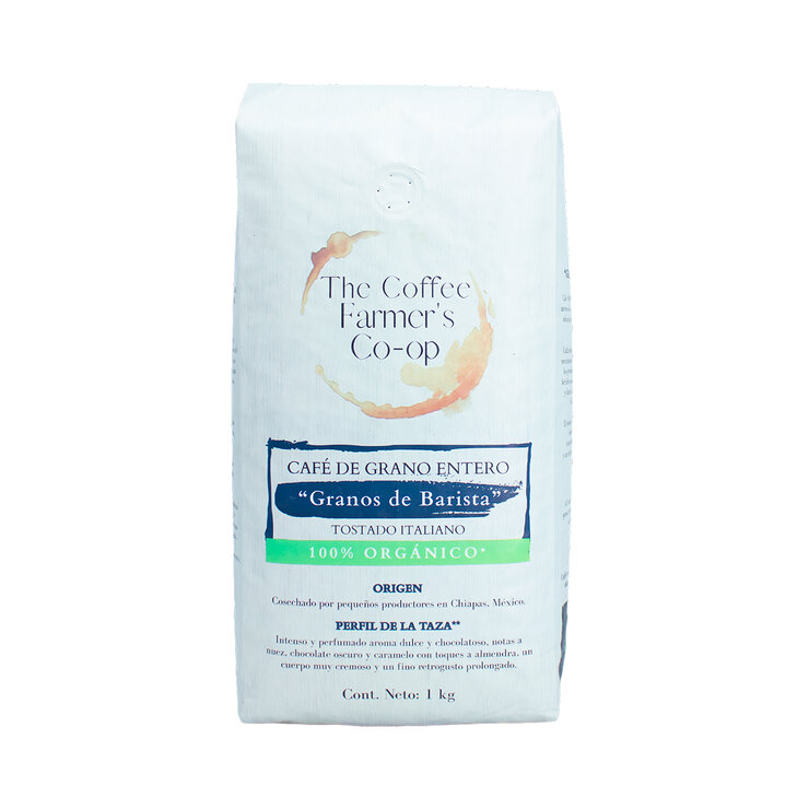 The Coffee Farmer’s Coop, Café Granos de Barista 100% Orgánico 1 kg — Imagen 4 de 4