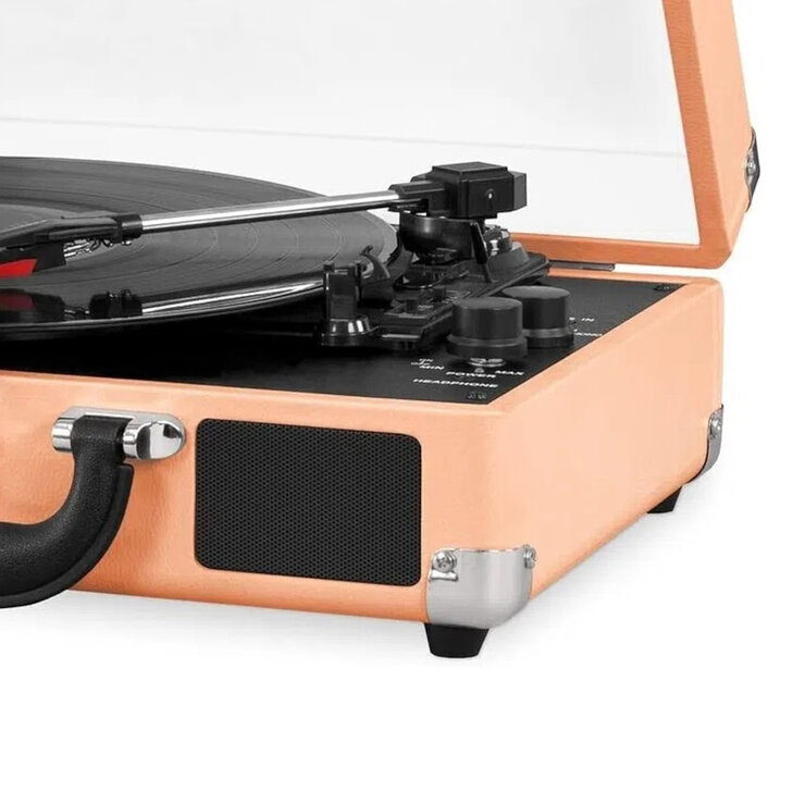 Victrola, Tornamesa Vintage Bluetooth - Portafolio Vintage Melocotón — Imagen 4 de 4