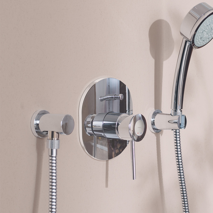 Grohe, Monomando Cromado para Regadera BauClassic — Imagen 2 de 2