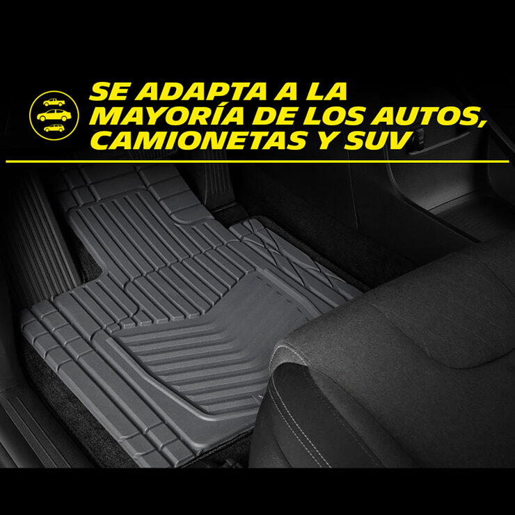 Michelin Tapete Universal de Hule Gris Para Automóvil 4 Piezas — Imagen 2 de 4