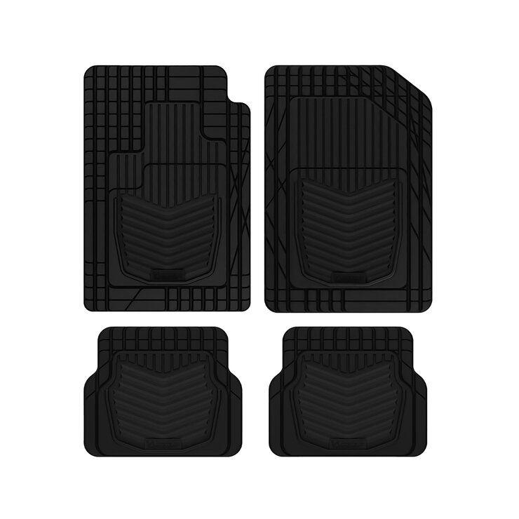 Michelin Tapete Universal de Hule Negro Para Automóvil 4 Piezas — Imagen 3 de 4