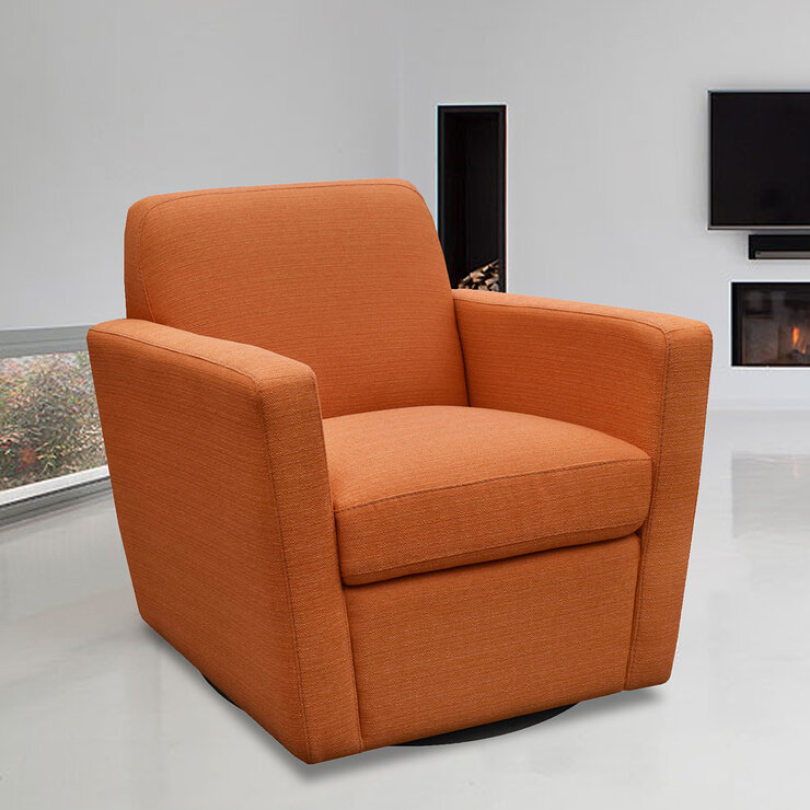 Alida, Sillón Color Naranja — Imagen 1 de 4