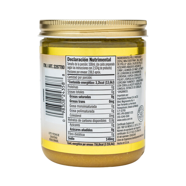 Better Than Bouillon Base de Pollo Rostizado Orgánica 597 g  — Imagen 2 de 4