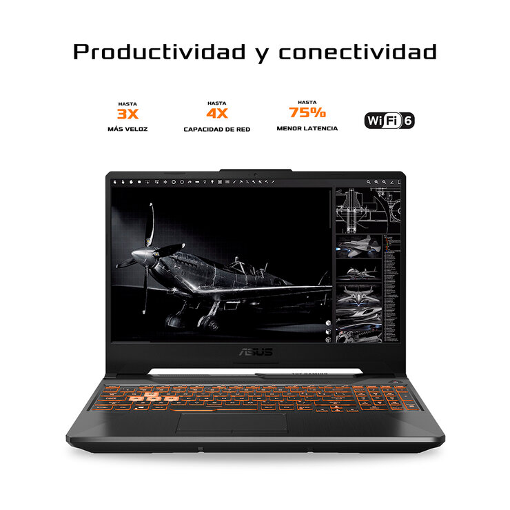 Asus TUF Gaming 15" FHD  Intel Core i5 Nvidia GeForce  GTX 1650 + Mochila  — Imagen 2 de 4