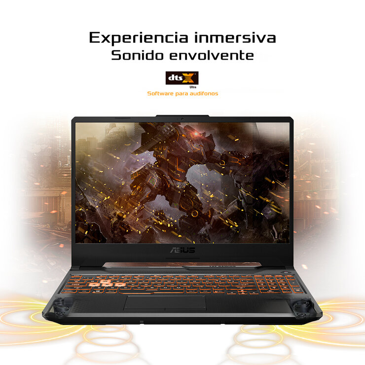 Asus TUF Gaming 15" FHD  Intel Core i5 Nvidia GeForce  GTX 1650 + Mochila  — Imagen 4 de 4