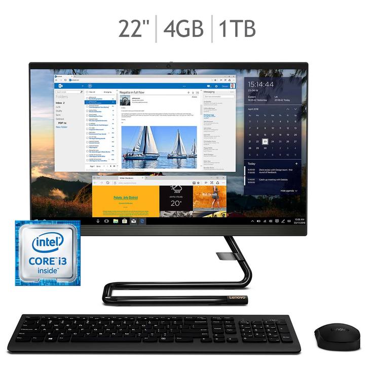 Lenovo AIO 22'' Intel® Core™ i3 Dolby Audio — Imagen 1 de 4
