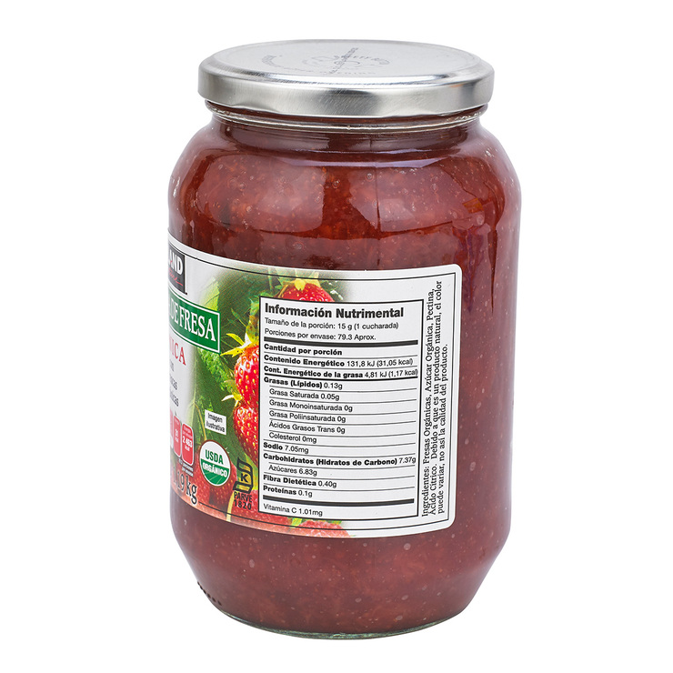 Kirkland Signature Mermelada de Fresa Orgánica 1.19 kg — Imagen 2 de 3
