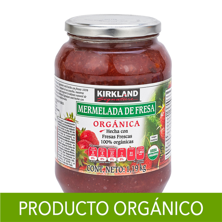 Kirkland Signature Mermelada de Fresa Orgánica 1.19 kg — Imagen 1 de 3