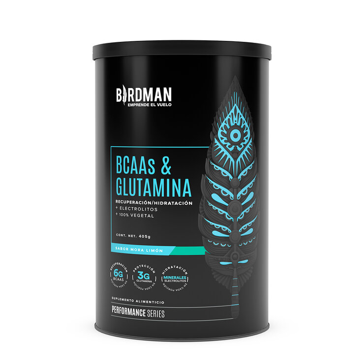Birdman BCAAs & Glutamina Mora Limón 405 gr — Imagen 1 de 4