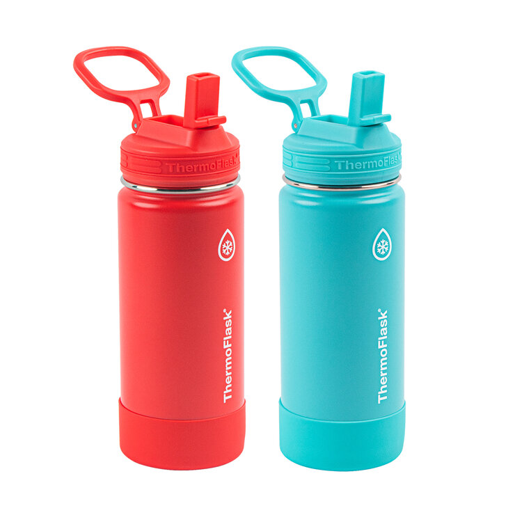 ThermoFlask Juego de 2 Botellas de Acero Inoxidable 474ml — Imagen 2 de 2