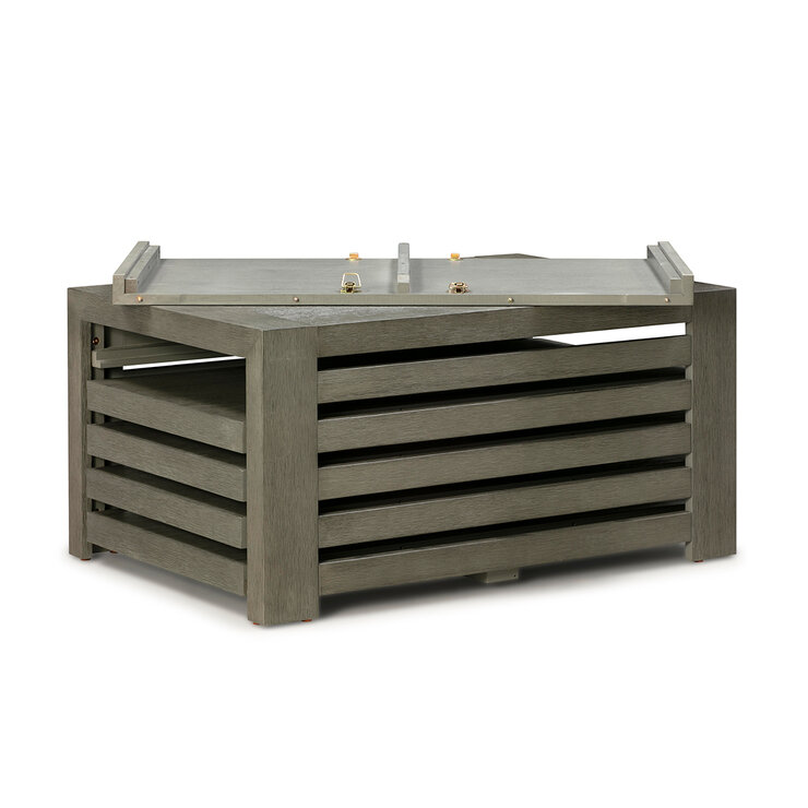 Transformer Table, Mesa de Centro y Unidad de Almacenamiento de Paneles, Color Gris — Imagen 1 de 3