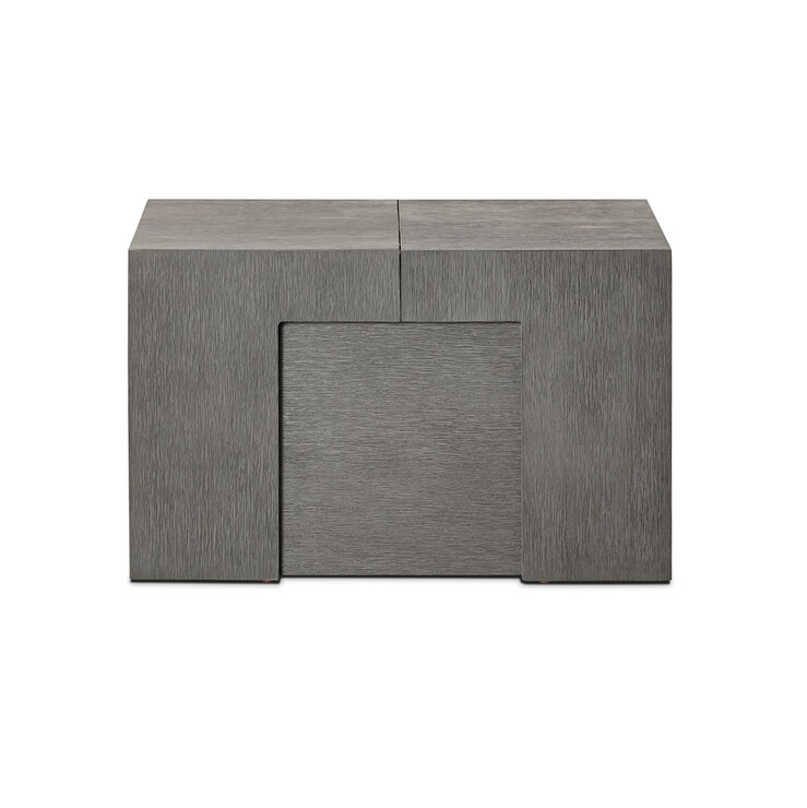Transformer Table, Banco de Mesa de Comedor Extendible, 1 a 6 puestos, 100% Madera, Color Gris — Imagen 3 de 3