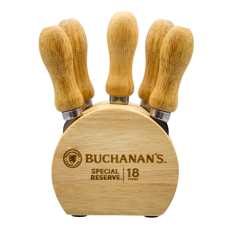 Whisky Buchanan's 18 Special Reserve 750 ml + Set de Cuchillos para Quesos — Imagen 2 de 3
