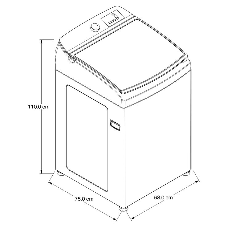 Whirlpool Lavadora 18Kg Front Load — Imagen 3 de 4