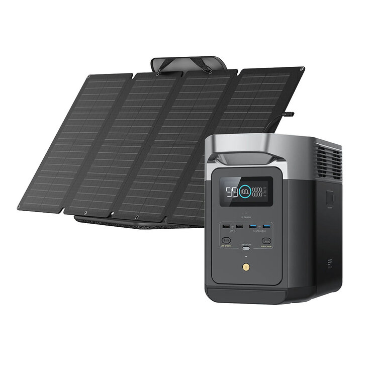 ECO FLOW DELTA 2 BUNDLE   PANAELES SOLARES 160W — Imagen 3 de 4