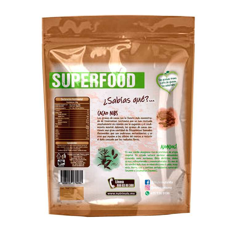 Nutrinuts Mini Barritas de Ajonjolí con Cocoa 750 g — Imagen 3 de 3
