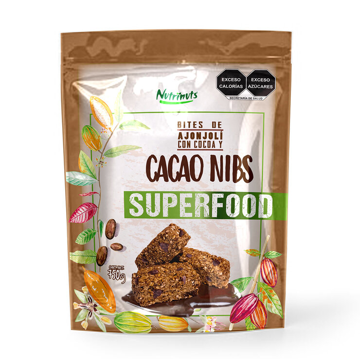 Nutrinuts Mini Barritas de Ajonjolí con Cocoa 750 g — Imagen 1 de 3