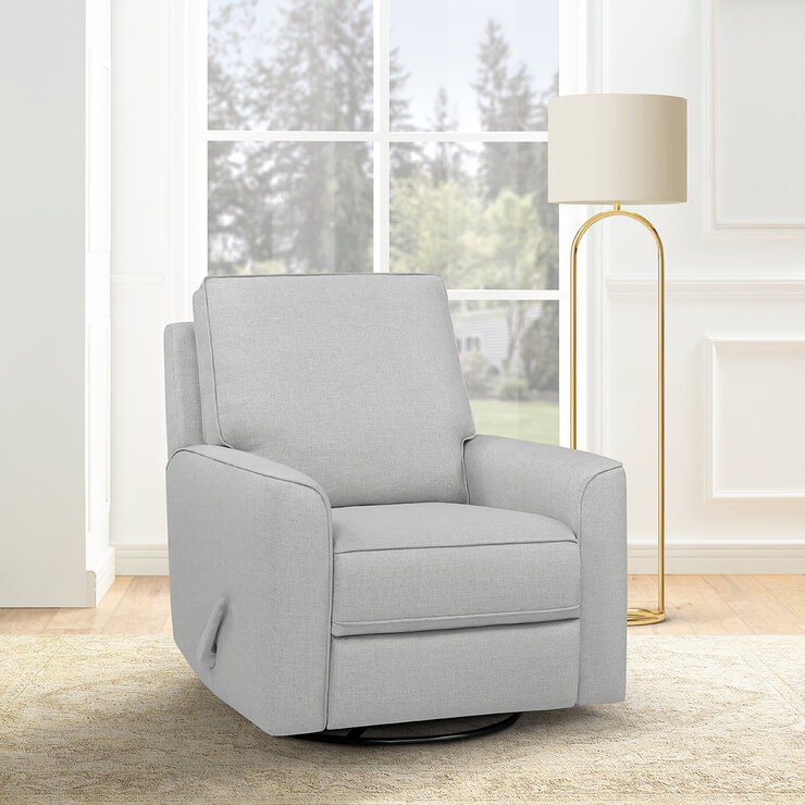 True Innovations, Sillón Reclinable/Mecedora Giratoria de Tela — Imagen 1 de 4