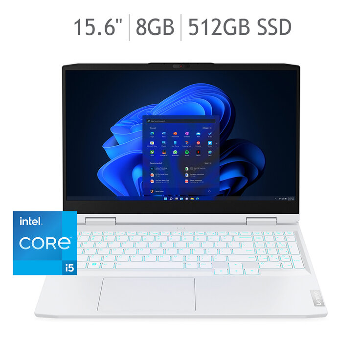 Lenovo IdeaPad Gaming 3 Laptop 15.6" Intel® Core™ i5-12450H 8GB 512SSD